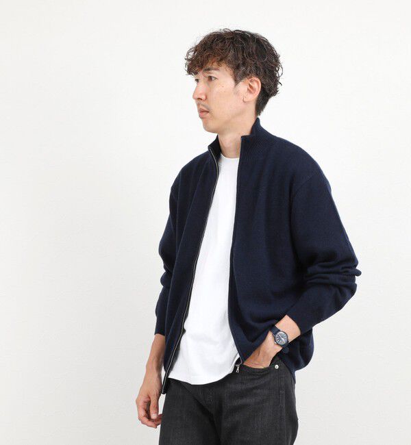 NOLLEY'S goodman「ウールカシミヤ スタンドジップニット 26AW」|ニット・セーター|