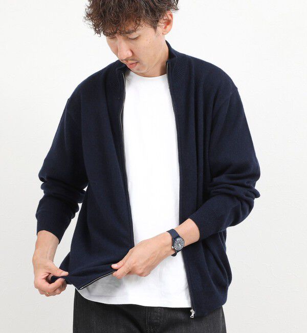 NOLLEY'S goodman「ウールカシミヤ スタンドジップニット 26AW」|ニット・セーター|