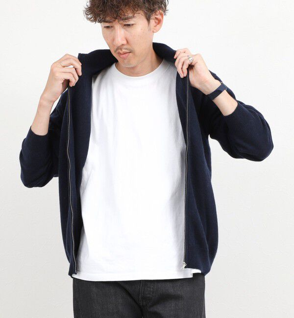 NOLLEY'S goodman「ウールカシミヤ スタンドジップニット 26AW」|ニット・セーター|