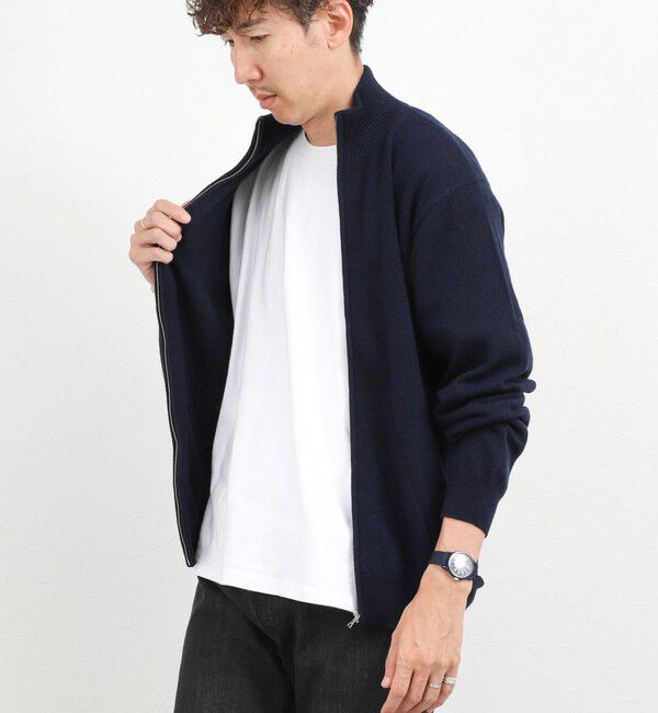 NOLLEY'S goodman「ウールカシミヤ スタンドジップニット 26AW」|ニット・セーター|