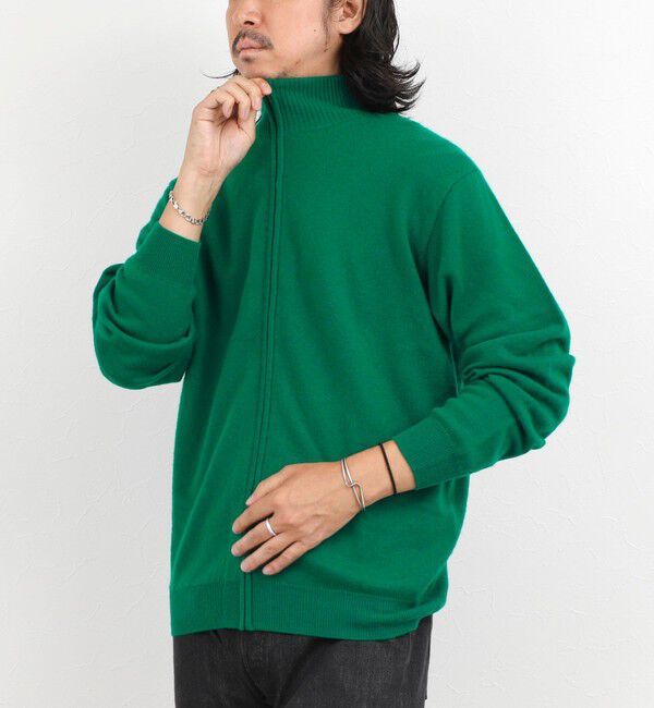 NOLLEY'S goodman「ウールカシミヤ スタンドジップニット 26AW」|ニット・セーター|