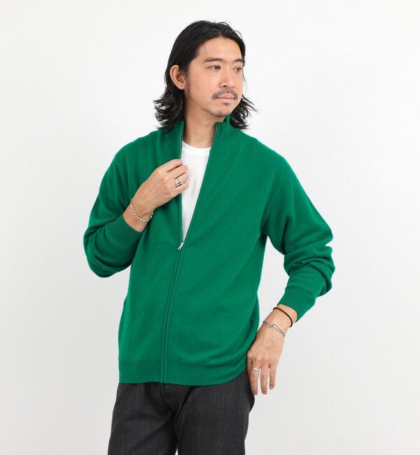 NOLLEY'S goodman「ウールカシミヤ スタンドジップニット 26AW」|ニット・セーター|