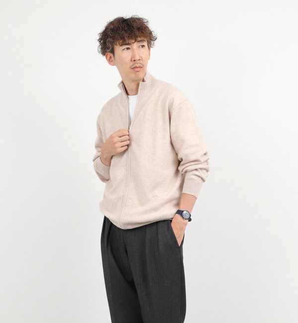 NOLLEY'S goodman「ウールカシミヤ スタンドジップニット 26AW」|ニット・セーター|
