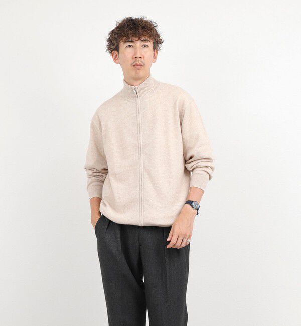 NOLLEY'S goodman「ウールカシミヤ スタンドジップニット 26AW」|ニット・セーター|