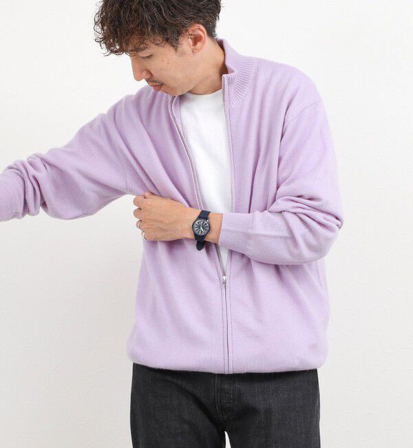 NOLLEY'S goodman「ウールカシミヤ スタンドジップニット 26AW」|ニット・セーター|