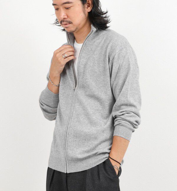NOLLEY'S goodman「ウールカシミヤ スタンドジップニット 26AW」|ニット・セーター|