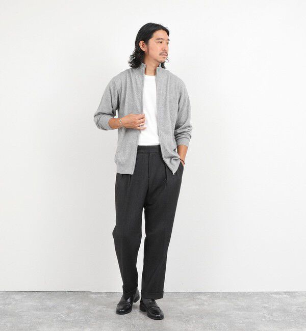 NOLLEY'S goodman「ウールカシミヤ スタンドジップニット 26AW」|ニット・セーター|