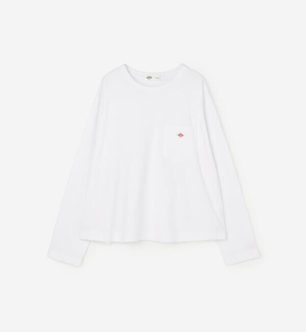 DANTON「DANTON &times; eunoia | T/C ロングスリーブTシャツ WOMEN」|Tシャツ・カットソー|