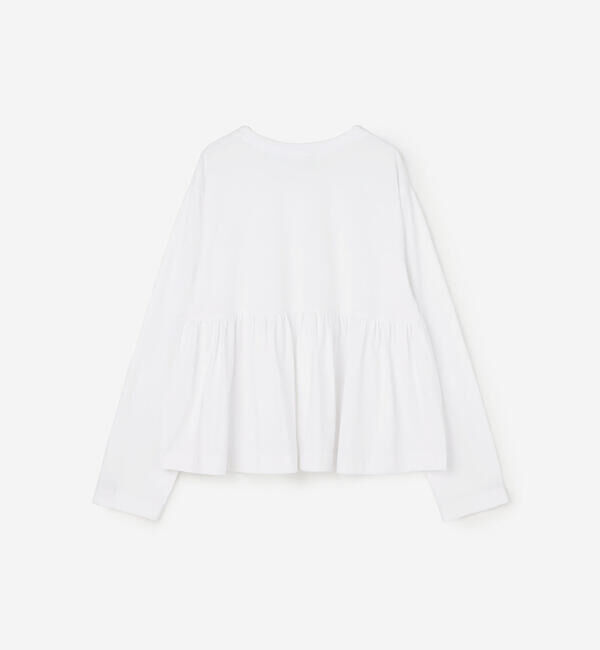 DANTON「DANTON &times; eunoia | T/C ロングスリーブTシャツ WOMEN」|Tシャツ・カットソー|
