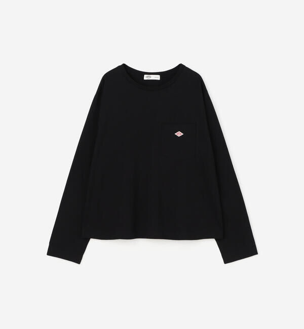DANTON「DANTON &times; eunoia | T/C ロングスリーブTシャツ WOMEN」|Tシャツ・カットソー|