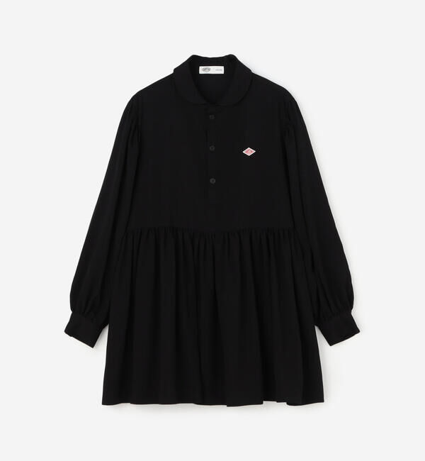 DANTON「DANTON &times; eunoia | ツイル 丸襟シャツ WOMEN」|シャツ・ブラウス|