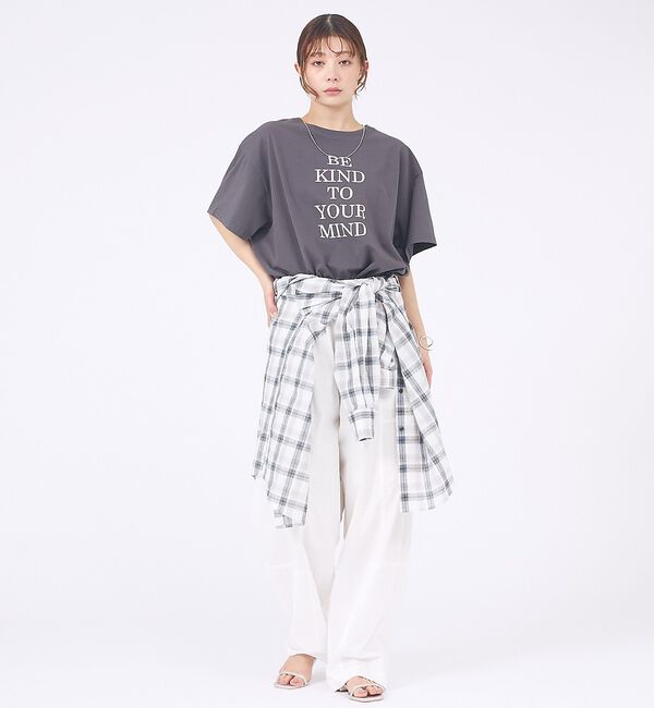 abahouse mavie「ロゴタックTシャツ」|Tシャツ・カットソー|