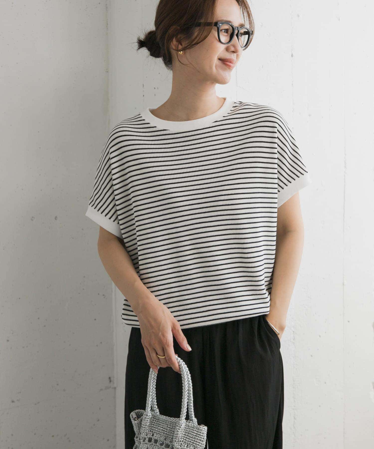 URBAN RESEARCH DOORS「タックフライスフレンチTシャツ」|Tシャツ・カットソー|