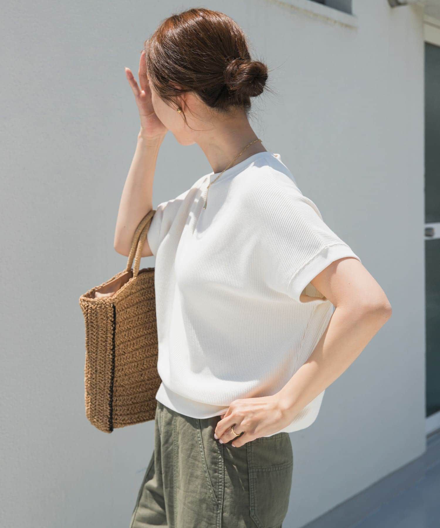 URBAN RESEARCH DOORS「タックフライスフレンチTシャツ」|Tシャツ・カットソー|