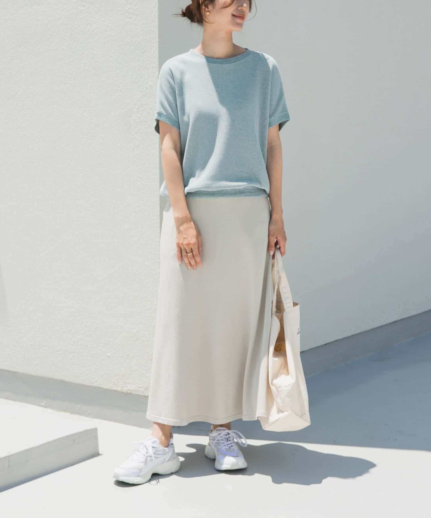 URBAN RESEARCH DOORS「タックフライスフレンチTシャツ」|Tシャツ・カットソー|