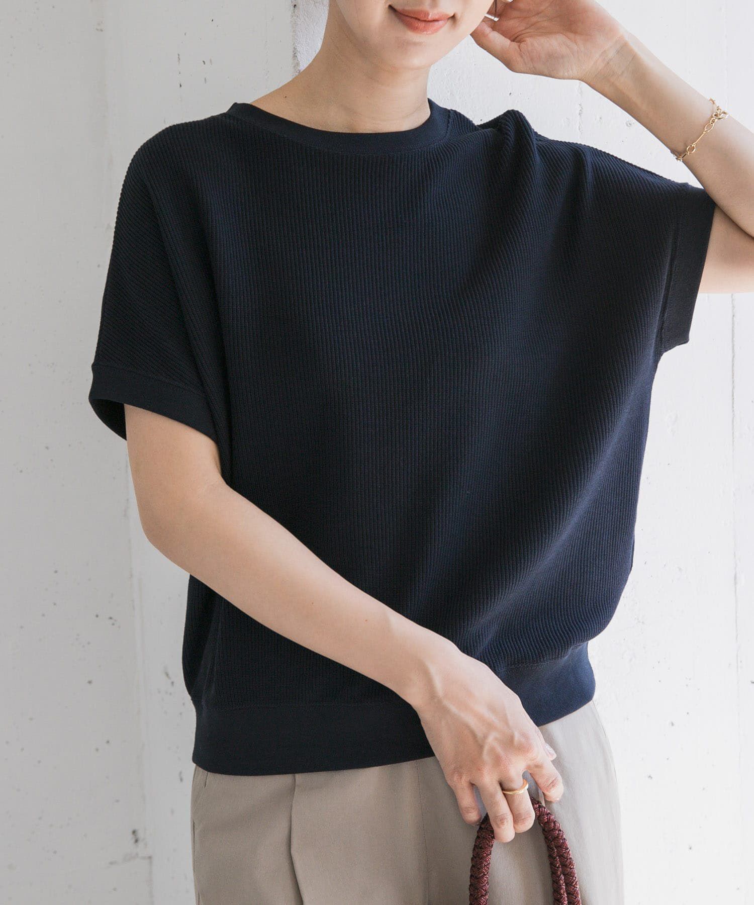 URBAN RESEARCH DOORS「タックフライスフレンチTシャツ」|Tシャツ・カットソー|