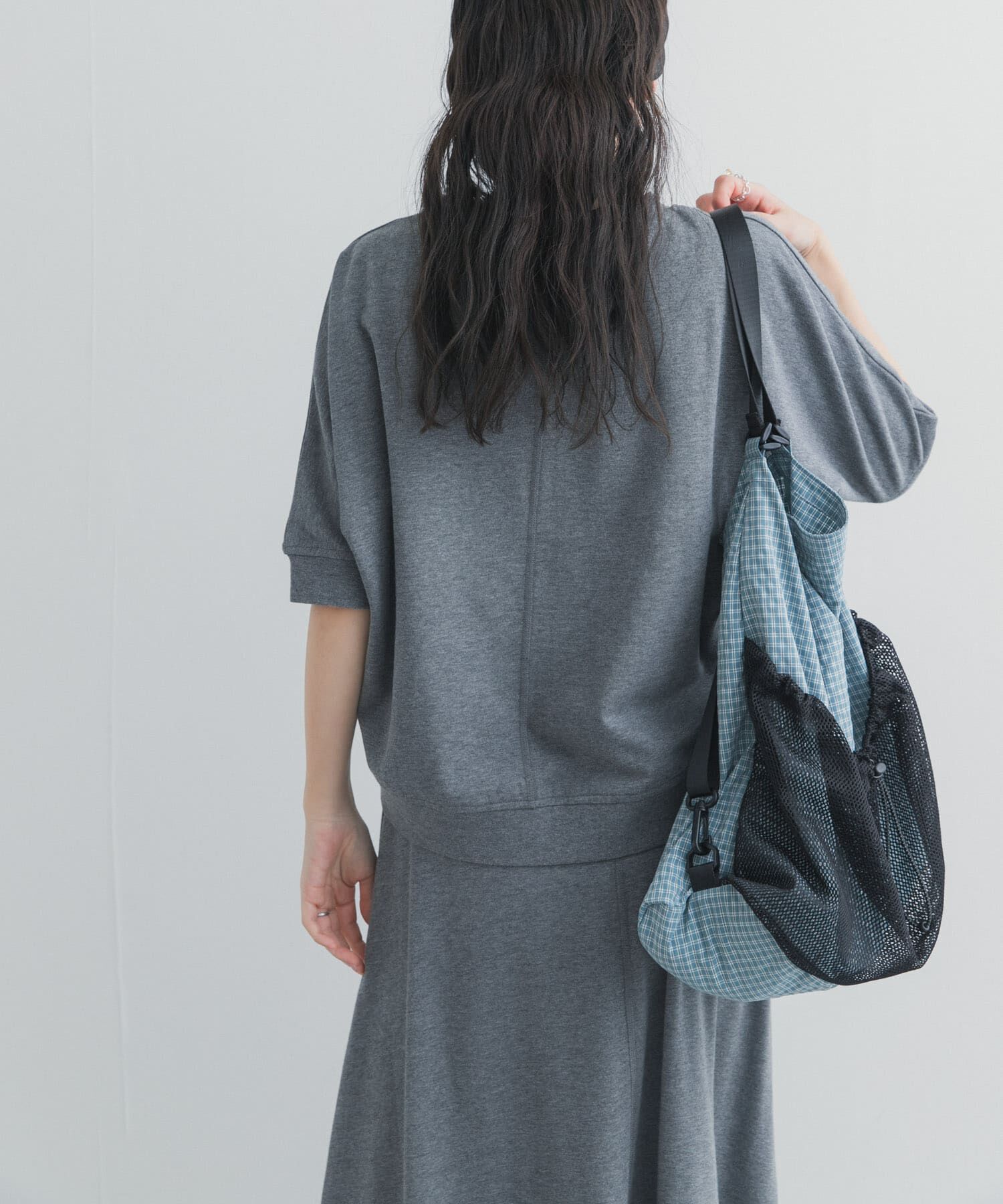 URBAN RESEARCH DOORS「モダールコットン裏毛ドルマンプルオーバー」|Tシャツ・カットソー|