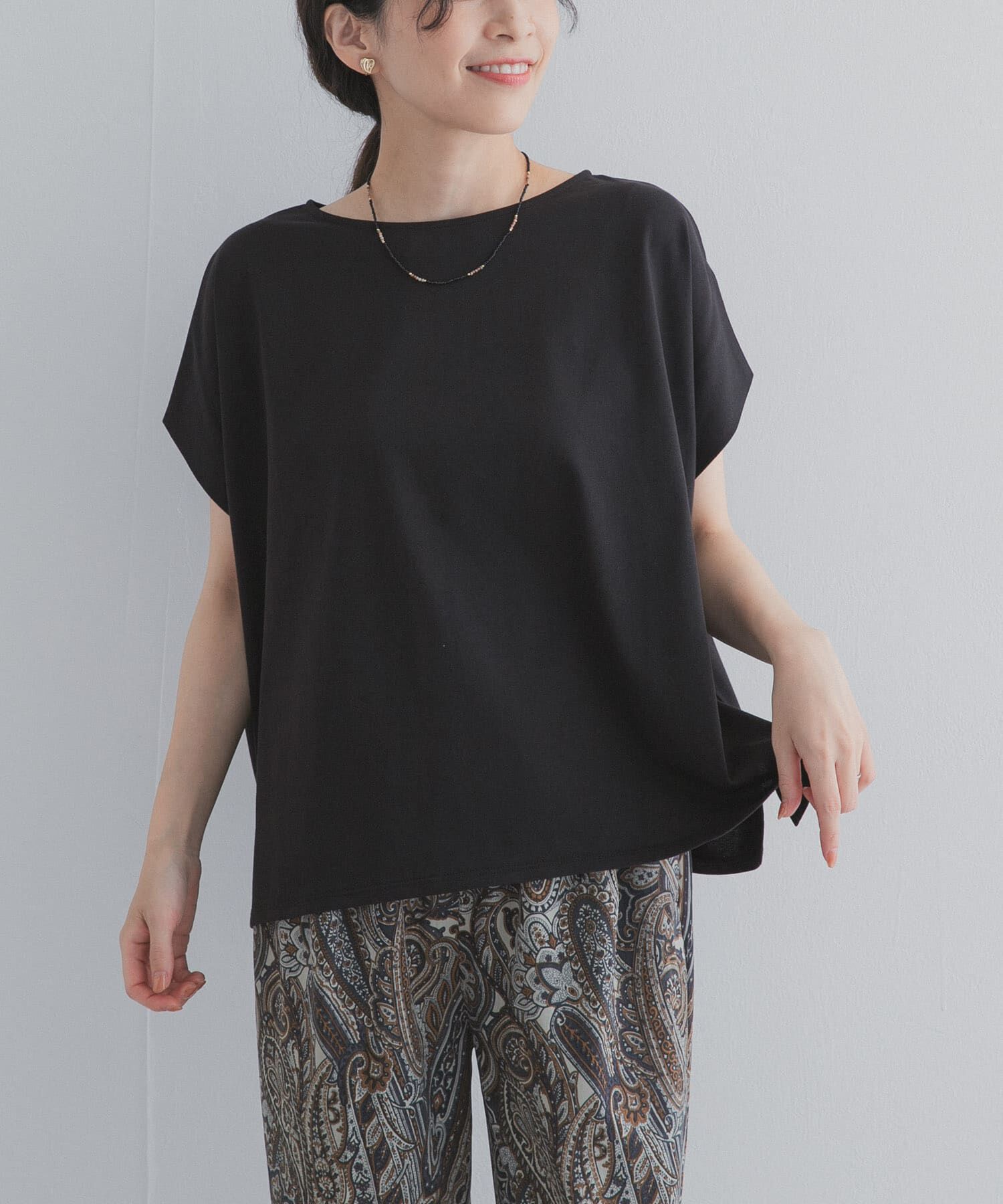 URBAN RESEARCH DOORS「バックジッププルオーバー」|Tシャツ・カットソー|