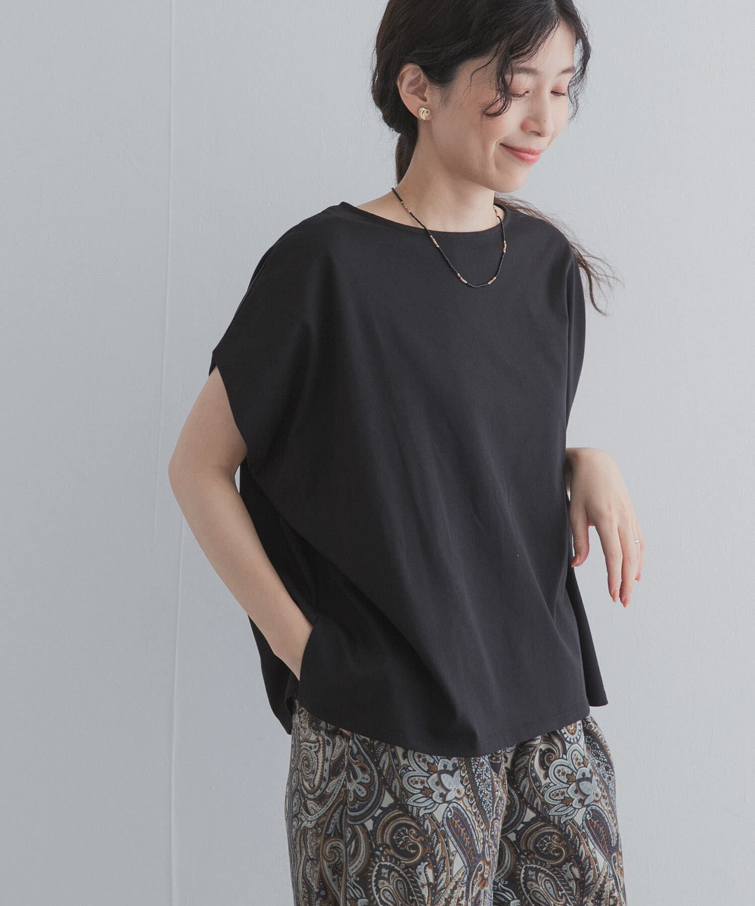 URBAN RESEARCH DOORS「バックジッププルオーバー」|Tシャツ・カットソー|