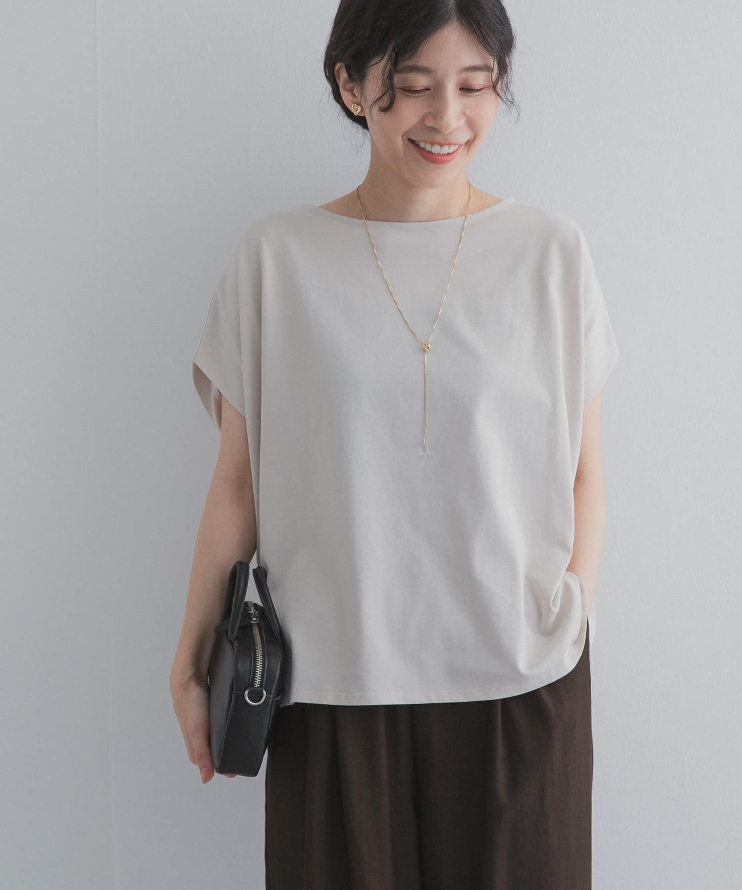 URBAN RESEARCH DOORS「バックジッププルオーバー」|Tシャツ・カットソー|