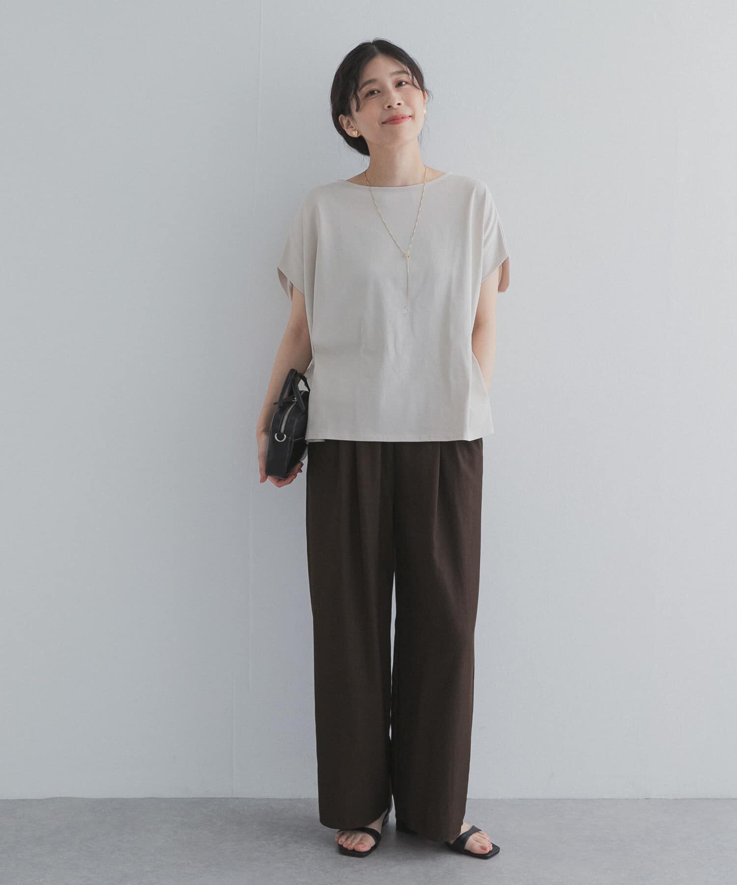 URBAN RESEARCH DOORS「バックジッププルオーバー」|Tシャツ・カットソー|