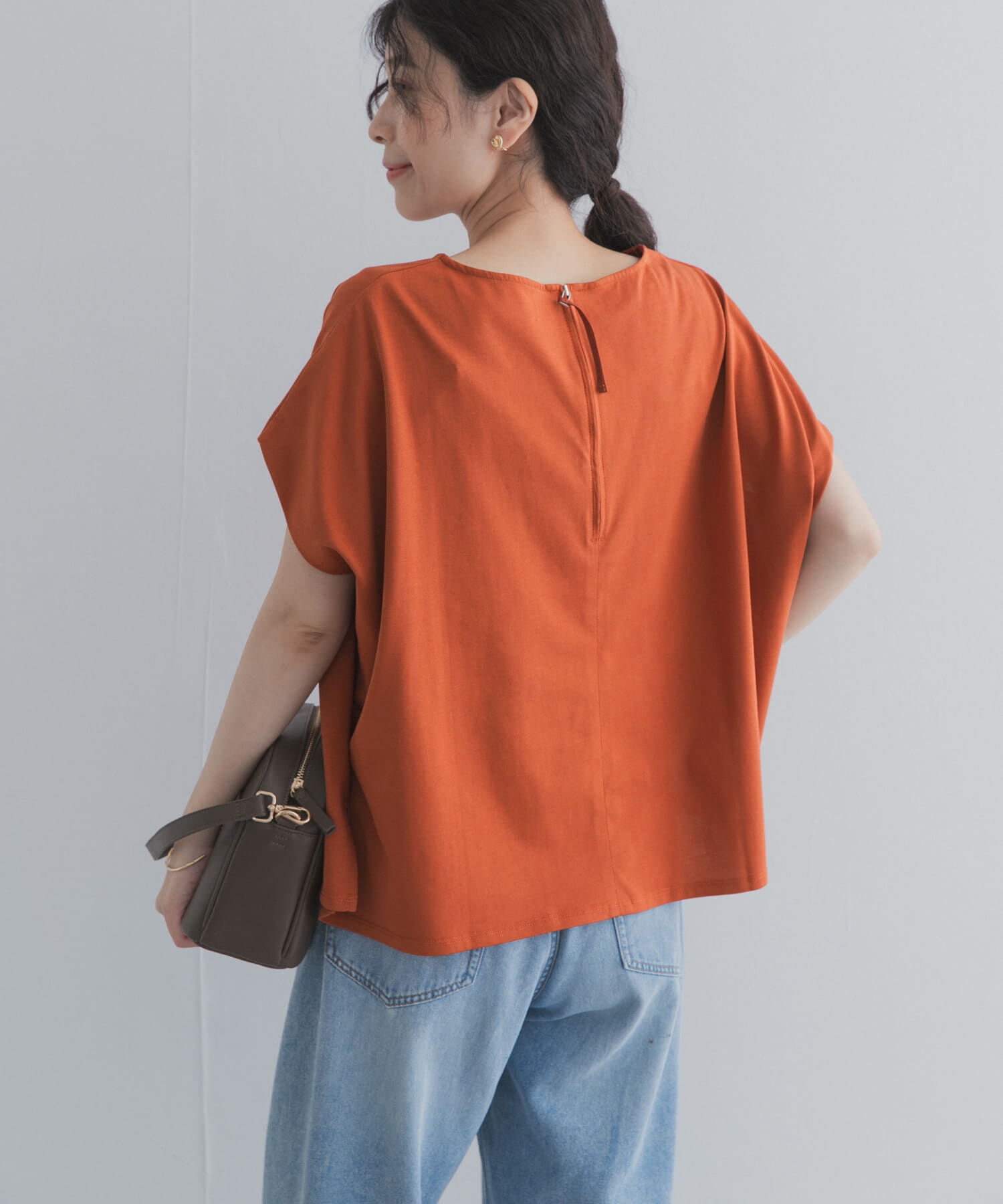 URBAN RESEARCH DOORS「バックジッププルオーバー」|Tシャツ・カットソー|