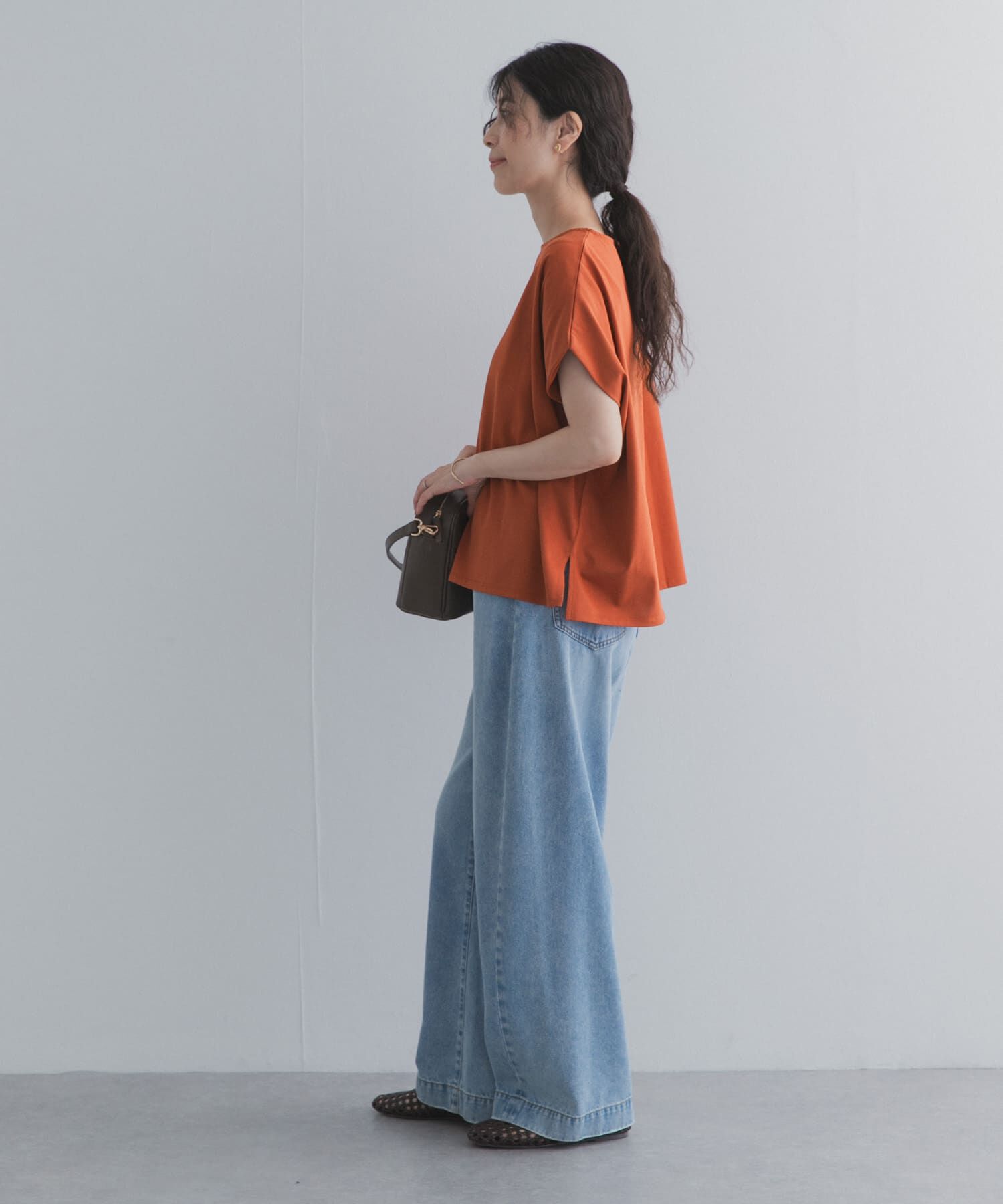 URBAN RESEARCH DOORS「バックジッププルオーバー」|Tシャツ・カットソー|