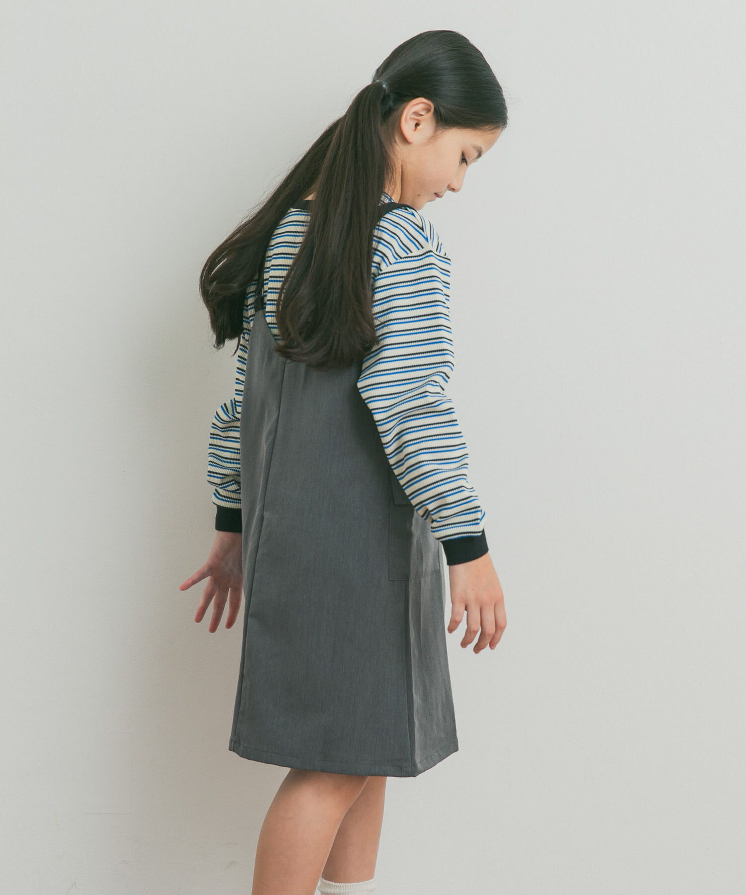 URBAN RESEARCH DOORS「配色釦ジャンスカ(KIDS)」|ワンピース|