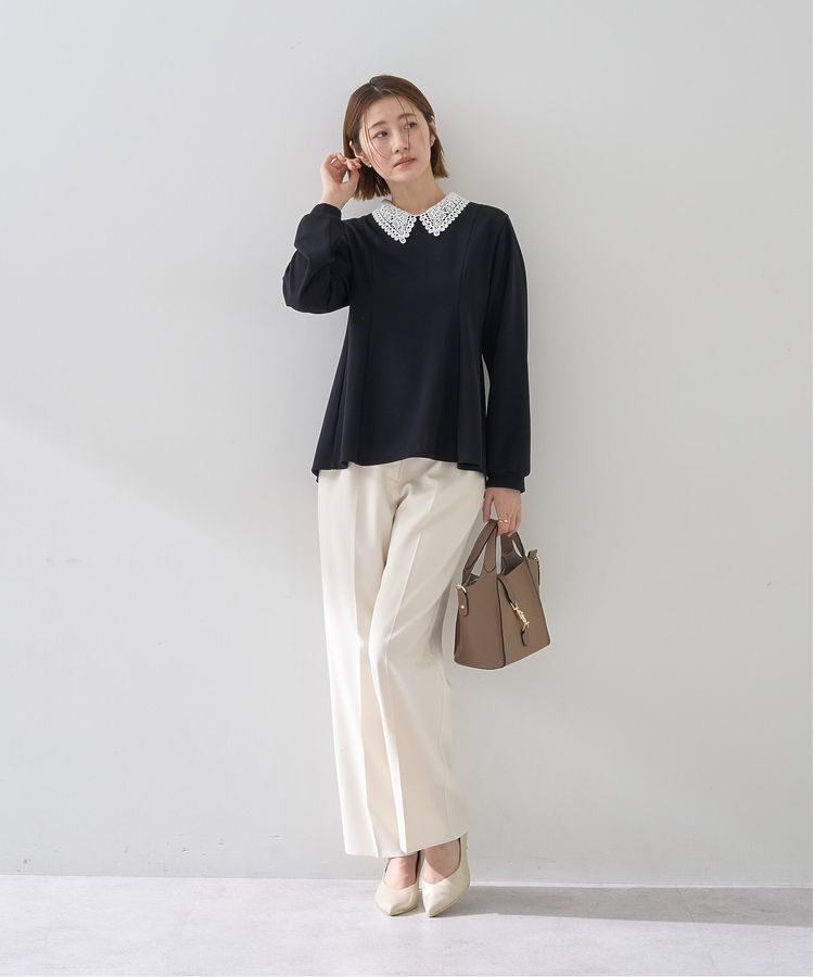 YECCA VECCA「サイドベルテッドハイウエストパンツ」|その他|