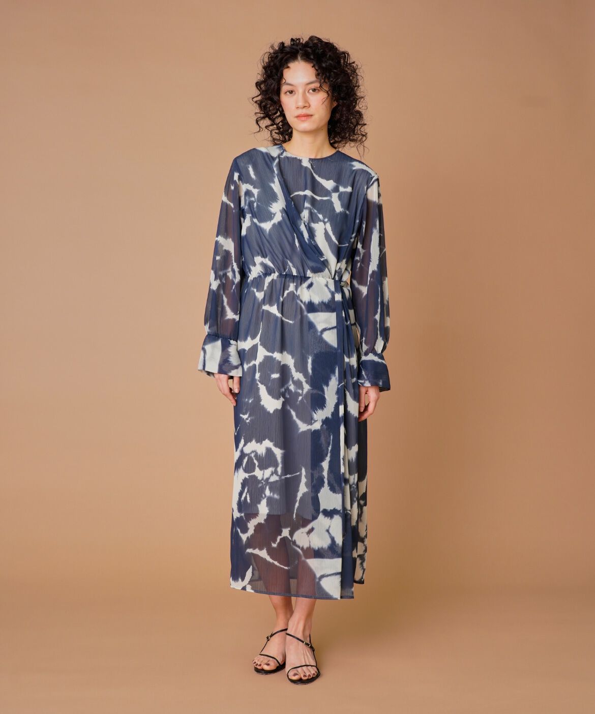 la veille by SUPERIOR CLOSET「楊柳プリントワンピース　　」|ワンピース|
