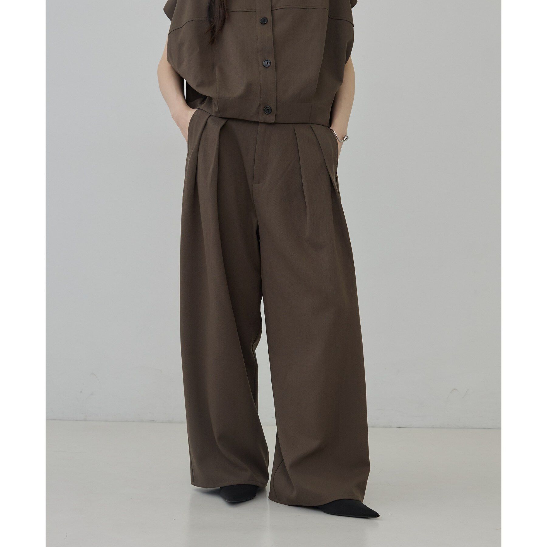 GALLEST「タックワイドパンツ【セットアップ可能】」|その他|