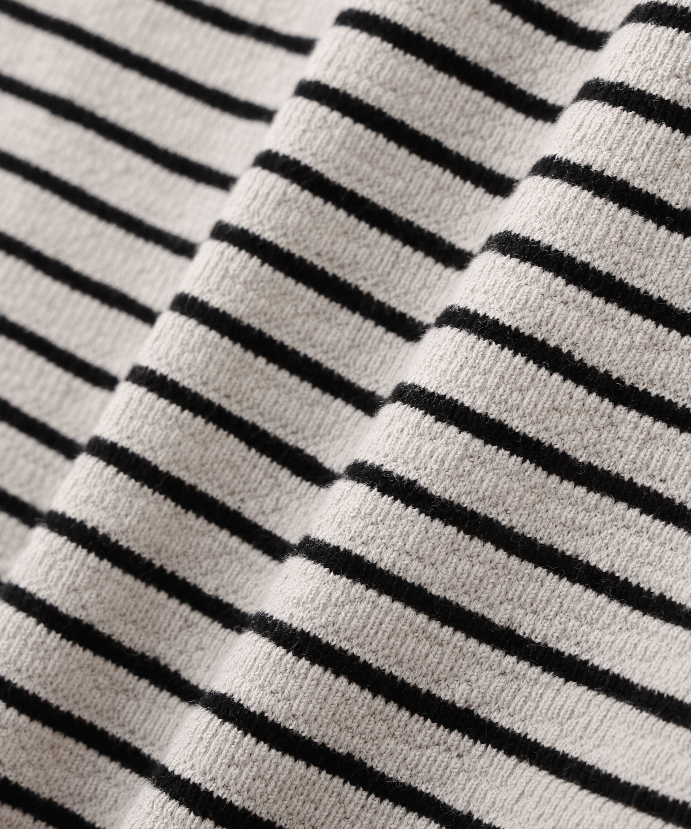 MHL.「TEXTURED COTTON STRIPE TOP」|Tシャツ・カットソー|