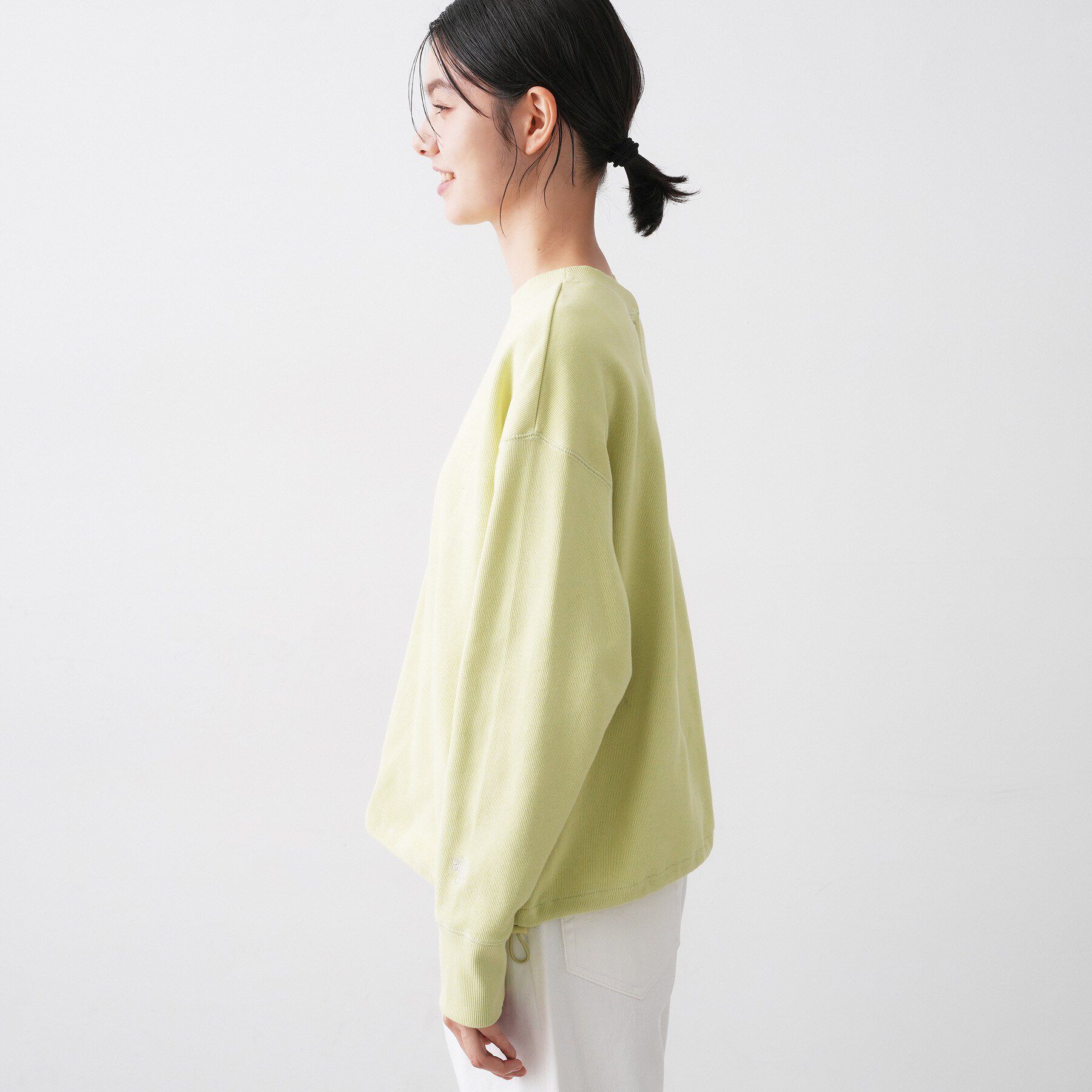 Dessin「【前後2WAY/洗える】ドロストリブカットソー」|Tシャツ・カットソー|
