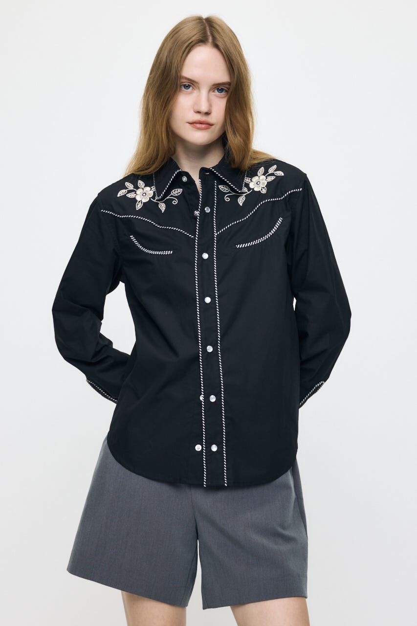 MOUSSY「WESTERN シャツ」|シャツ・ブラウス|
