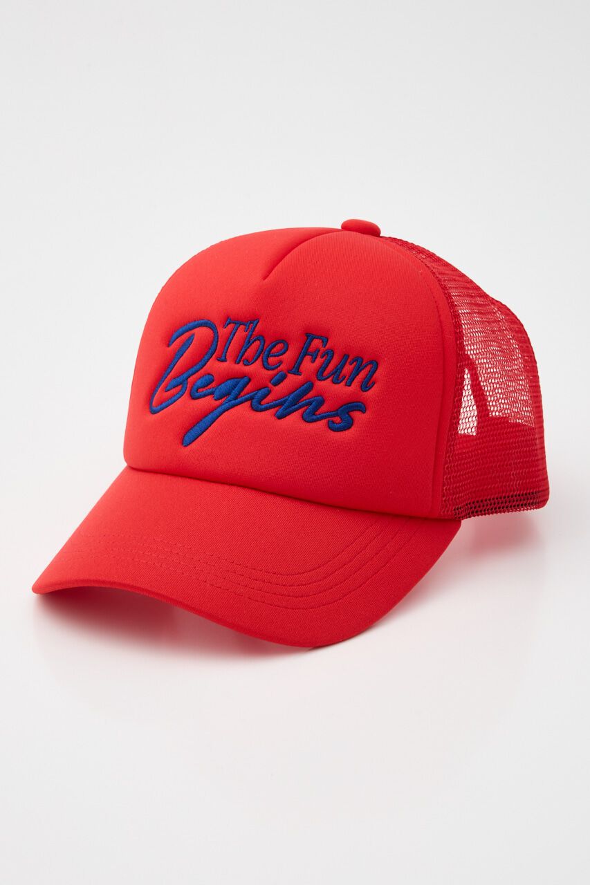 RODEO CROWNS「メッセージメッシュキャップ」|その他|RED