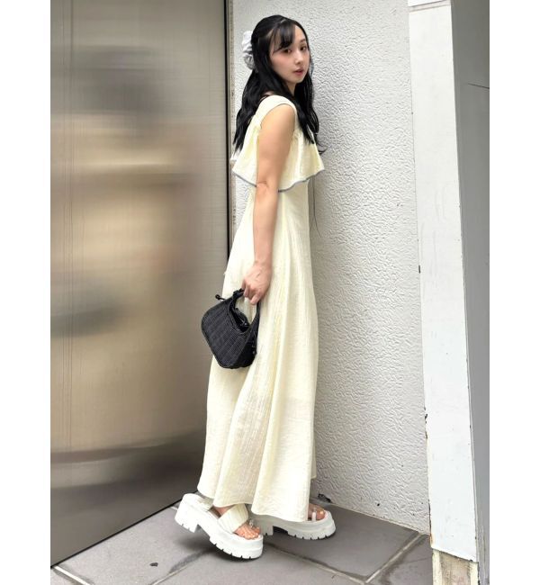 CALNAMUR「２WAYロングフレアワンピース」|ワンピース|