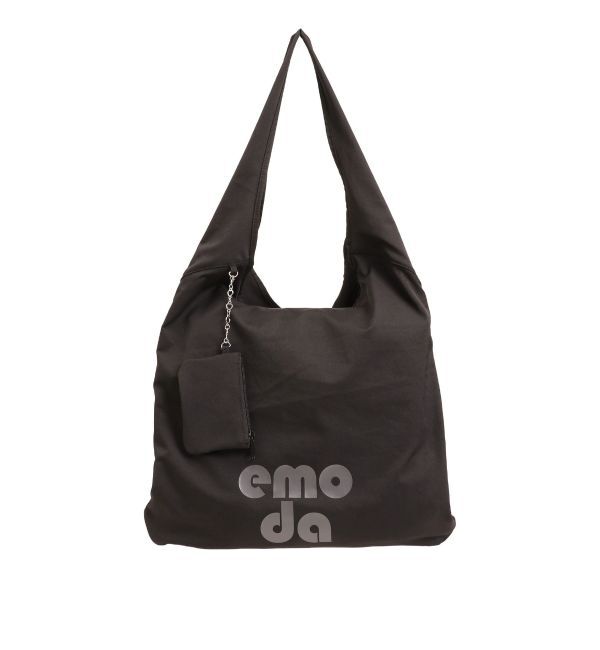 EMODA「ワイドチャームトートバッグ」|トートバッグ|ブラック