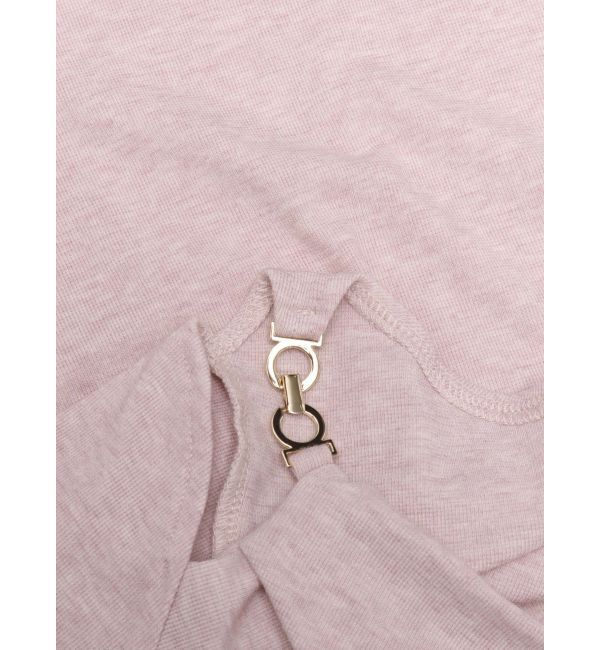 EVRIS「チェーンドレープリブフレンチトップス」|Tシャツ・カットソー|
