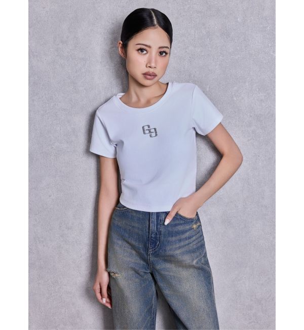 GYDA「GLITTER GG Tシャツ」|Tシャツ・カットソー|