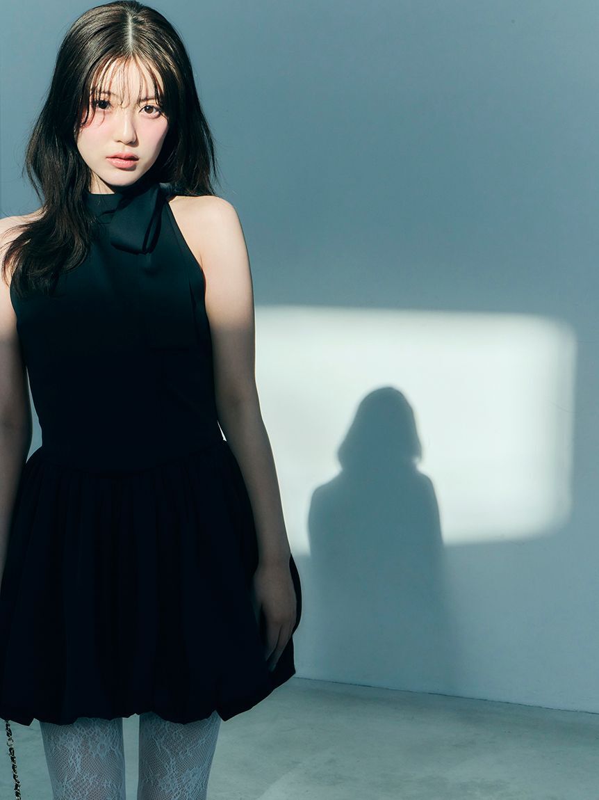 SNIDEL「ボリュームバルーンミニドレス」|ドレス|