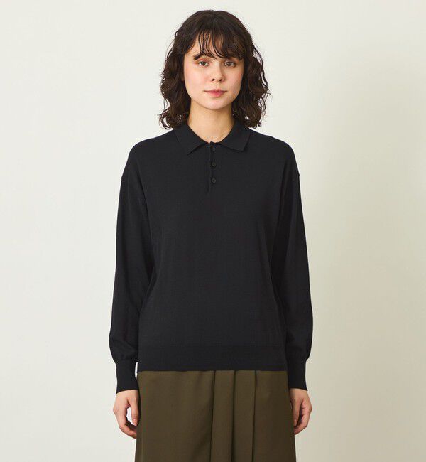 MACKINTOSH PHILOSOPHY「GREY LABEL ファインコットンポロニット」|ニット・セーター|