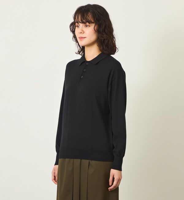 MACKINTOSH PHILOSOPHY「GREY LABEL ファインコットンポロニット」|ニット・セーター|