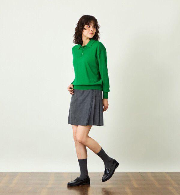 MACKINTOSH PHILOSOPHY「GREY LABEL ファインコットンポロニット」|ニット・セーター|