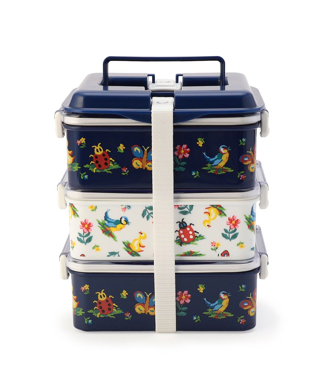 FEILER「ハイジ　三段ランチボックス・ポーチ　HE-260656」|食器・キッチングッズ|