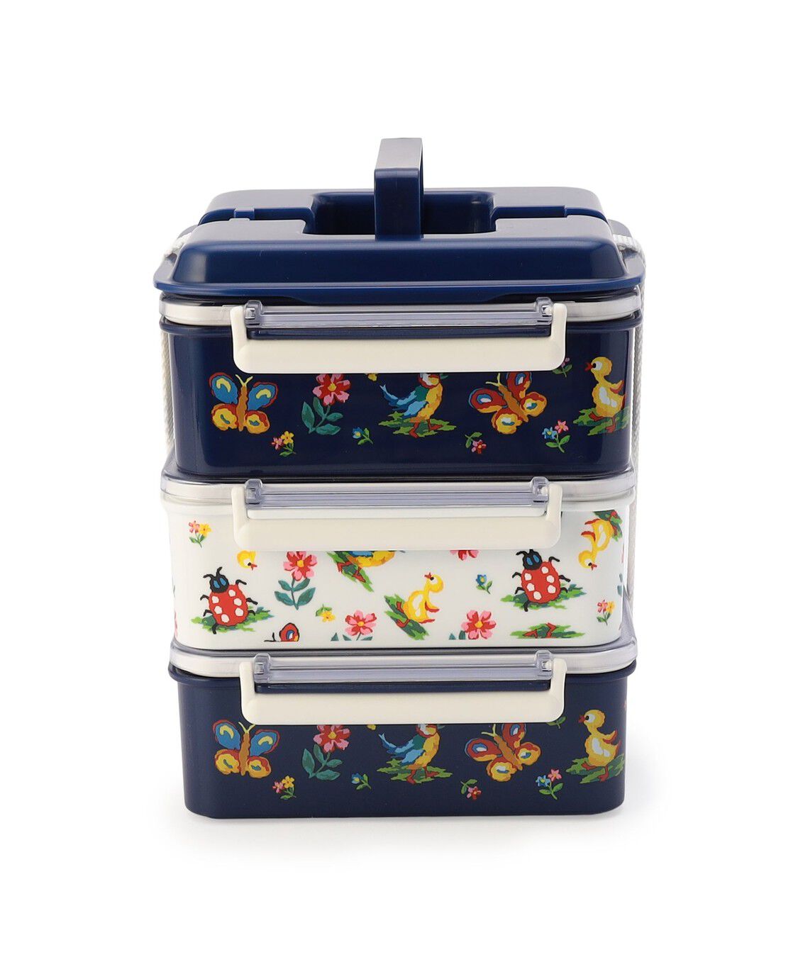 FEILER「ハイジ　三段ランチボックス・ポーチ　HE-260656」|食器・キッチングッズ|