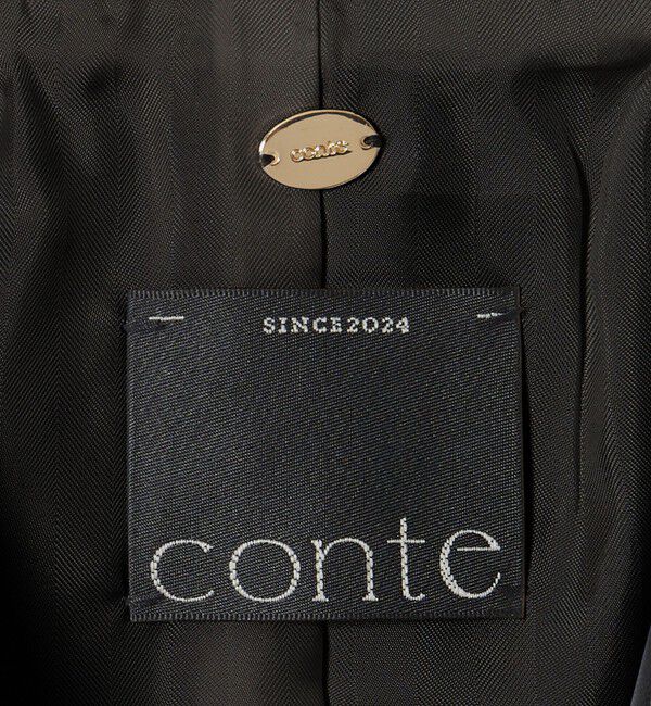 conte「＜conte＞ラムレザー ダブル ジャケットコート」|その他|