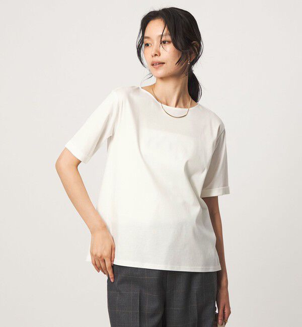 UNITED ARROWS green label relaxing「Aライン Tシャツ  汗染み防止」|Tシャツ・カットソー|