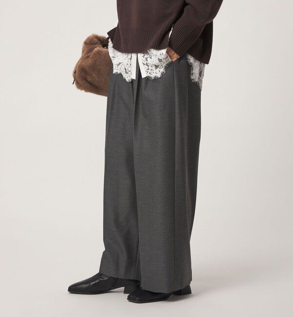 UNITED ARROWS green label relaxing「［size SHORT/TALLあり］キモウ ニーハイワイドパンツ」|その他|