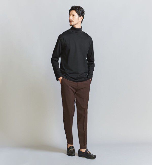 BEAUTY&YOUTH UNITED ARROWS「【WEB限定 WARDROBE SMART】 クリア ガスコットン タートルネック カットソー【抗菌・防臭】」|Tシャツ・カットソー|