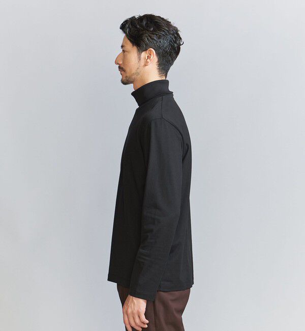BEAUTY&YOUTH UNITED ARROWS「【WEB限定 WARDROBE SMART】 クリア ガスコットン タートルネック カットソー【抗菌・防臭】」|Tシャツ・カットソー|